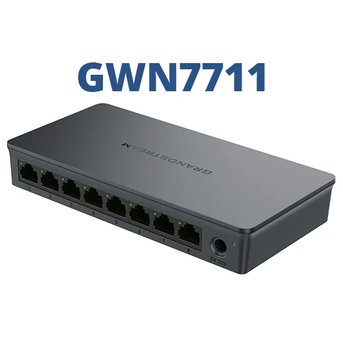 Grandstream GWN7711 8-Port Lite Yönetilebilir Switch