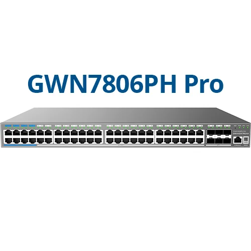 Grandstream GWN7806PH Pro 48-Port Yönetilebilir Poe Switch